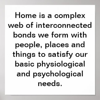 THUIS IS WAAR... POSTER