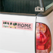 THUIS IS WAAR U PARK HET REIZIGER RVing Bumpersticker (Op Truck)