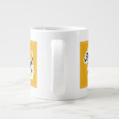 Thuis is waar uw hond is extra grote mok (Achterkant)