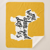 Thuis is waar uw hond is sherpa deken (Voorkant)