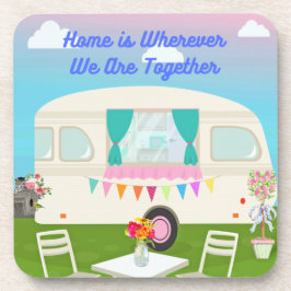 Thuis is waar we samen zijn bier onderzetter