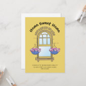 Thuis Kaart om klanten te bedanken (Voorkant / Achterkant in situ)