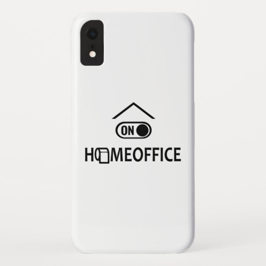 Thuis kantoor - Homeoffice on Case-Mate iPhone Case (Achterkant)