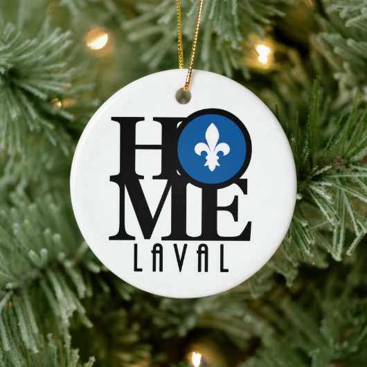 THUIS Laval Quebec Keramisch Ornament (Boom)