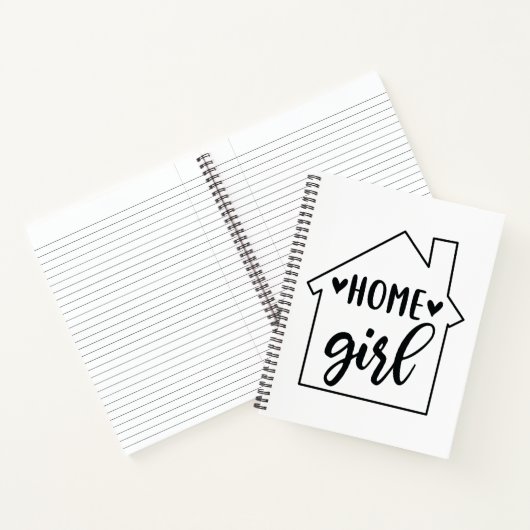 Thuis Meisje (Makelaar) Notitieboek (Binnen)