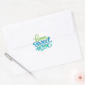 THUIS MET HANDLEIDING | HUISPARTIJ RONDE STICKER (Envelop)