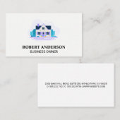 Thuis met tuin visitekaartje (Voorkant / Achterkant)