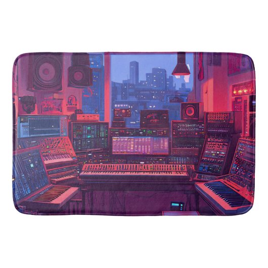 Thuis Muziekstudio Badmat (Voorkant)