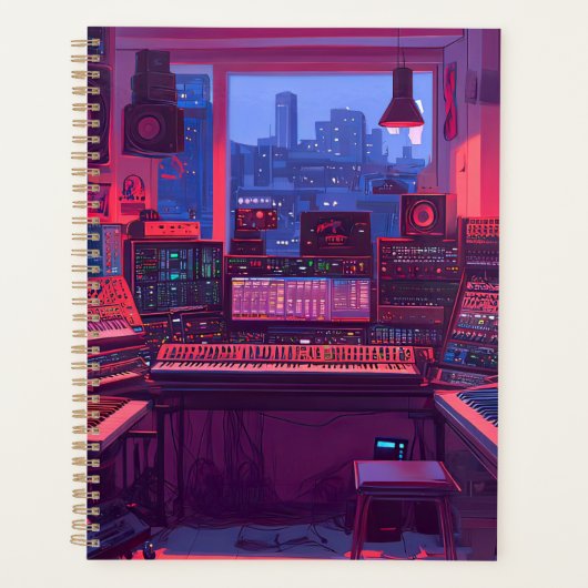 Thuis Muziekstudio Planner (Voorkant)