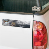 Thuis naar Shelter Bumpersticker (Op Truck)