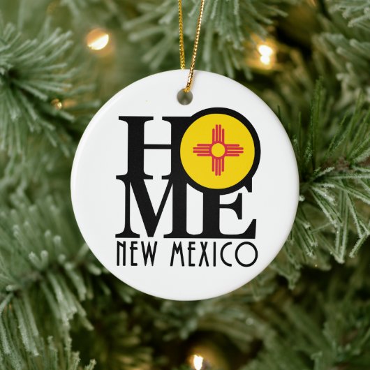 THUIS New Mexico Keramisch Ornament (Boom)