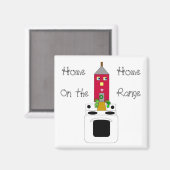 Thuis op de Range ... Magneet (Voorkant / Achterkant)