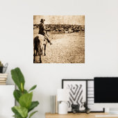 Thuis op het bereik poster (Thuiskantoor)