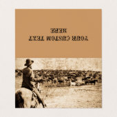 Thuis op het bereik visitekaartjes (Buitenkant ongevouwen)