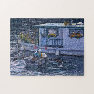"Thuis op het water" Jigzaag Puzzle Legpuzzel