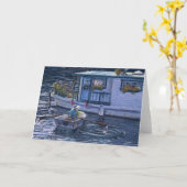 "Thuis op het water" Kaart (Gele Bloem)