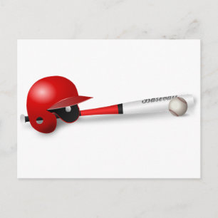 Thuis Run Game Team Coach Sporten Bal Pret Honkbal Briefkaart