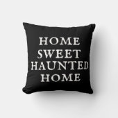 Thuis Sweet Haunted Home Throw Cushion Kussen (Voorkant)
