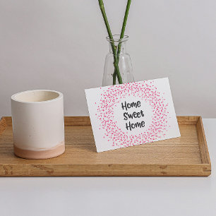 Thuis Sweet Home Briefkaart