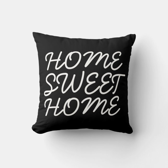THUIS SWEET HOME, gooi kussen (Voorkant)