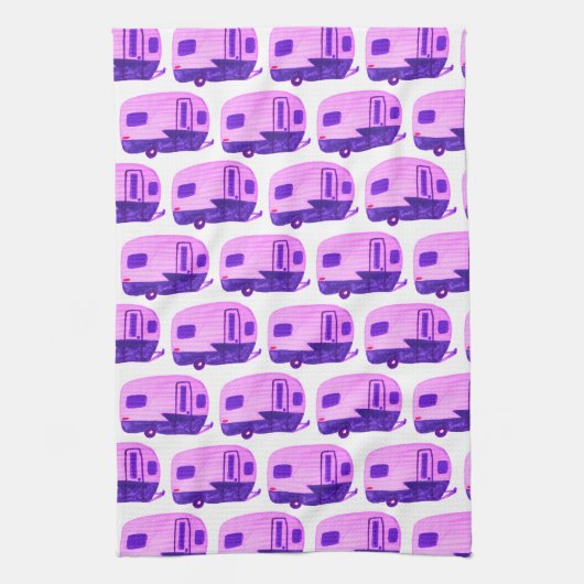 THUIS SWEET HOME Trailer Camper RV Theedoek (Verticaal)