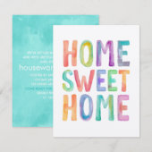 THUIS SWEET THUIS | OPENBARE HUISPARTIJEN KAART (Voorkant / Achterkant)