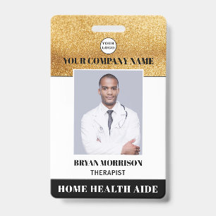 Thuis Therapeut Foto ID Badge