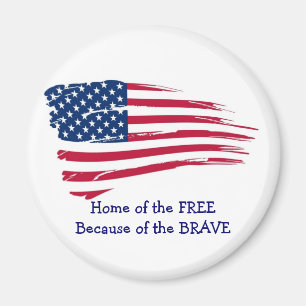 Thuis van de Vlag met vrije loop Magneet