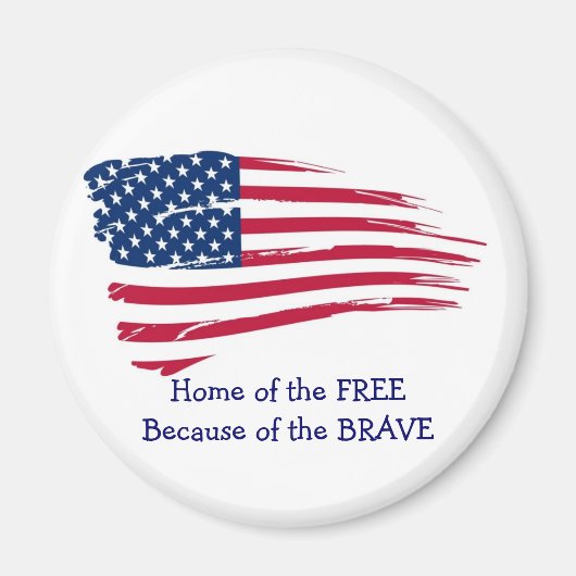 Thuis van de Vlag met vrije loop Magneet (Voorkant)