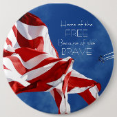 Thuis van de Vrije vanwege de Brave Button (Voorkant)