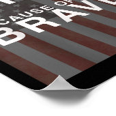 Thuis van de vrije, vanwege de dapperen! gedenktek poster (Hoek)