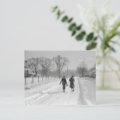 Thuis van school, 1940 briefkaart (Staand voorkant)