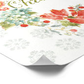 Thuis voor de Feestdagen Kerst Poster (Hoek)