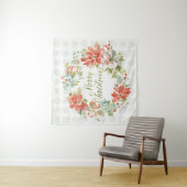 Thuis voor de Feestdagen Kerst Wandkleed (In situ)