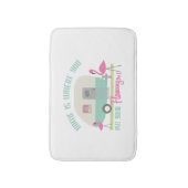 Thuis waar je je Flamingos Bath Mat (Voorkant Verticaal)