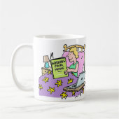 Thuis werken koffiemok (Links)