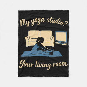 Thuis Yoga Actieve kleding Mijn yogastudio Je woon Fleece Deken