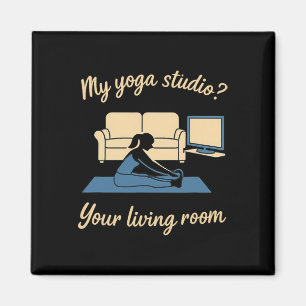 Thuis Yoga Actieve kleding Mijn Yogastudio Je woon Magneet