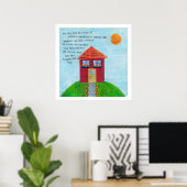 Thuis Zegen Poster (Thuiskantoor)