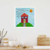 Thuis Zegen Poster (Keuken)