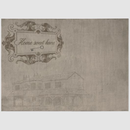 Thuis - Zoete startpagina - Achtergrondontkoppelin Tissuepapier (Voorkant)