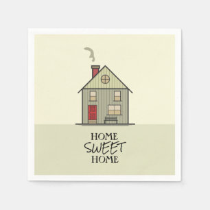 Thuis Zoete Thuis Citaat Mooie Housewarming Huis Servet