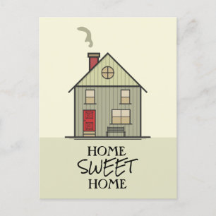Thuis Zoete Thuis Citaat Typografie Mooie Huis Briefkaart