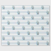 Thuisbakkerij Blauwe Menger Cadeaupapier (Vlak)