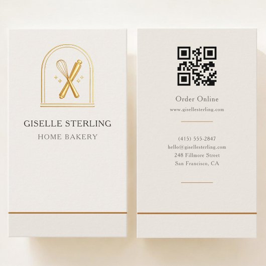 Thuisbakkerij QR-code Visitekaartje