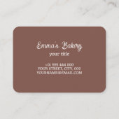Thuisbakkerij Visitekaartje (Achterkant)