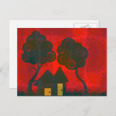 Thuisbioscoop - Home Patchwork-Briefkaart Briefkaart (Voorkant / Achterkant)