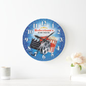Thuisbioscoop  wandklok grote klok (Huis)