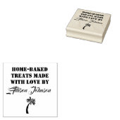 Thuisbloedige behandelingen met liefde gemaakt doo 	rubberstempel (Gestempeld)