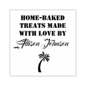 Thuisbloedige behandelingen met liefde gemaakt doo 	rubberstempel (Afrduk)